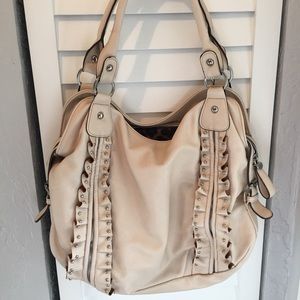 Jessica Simpson Handbag - cream faux leather